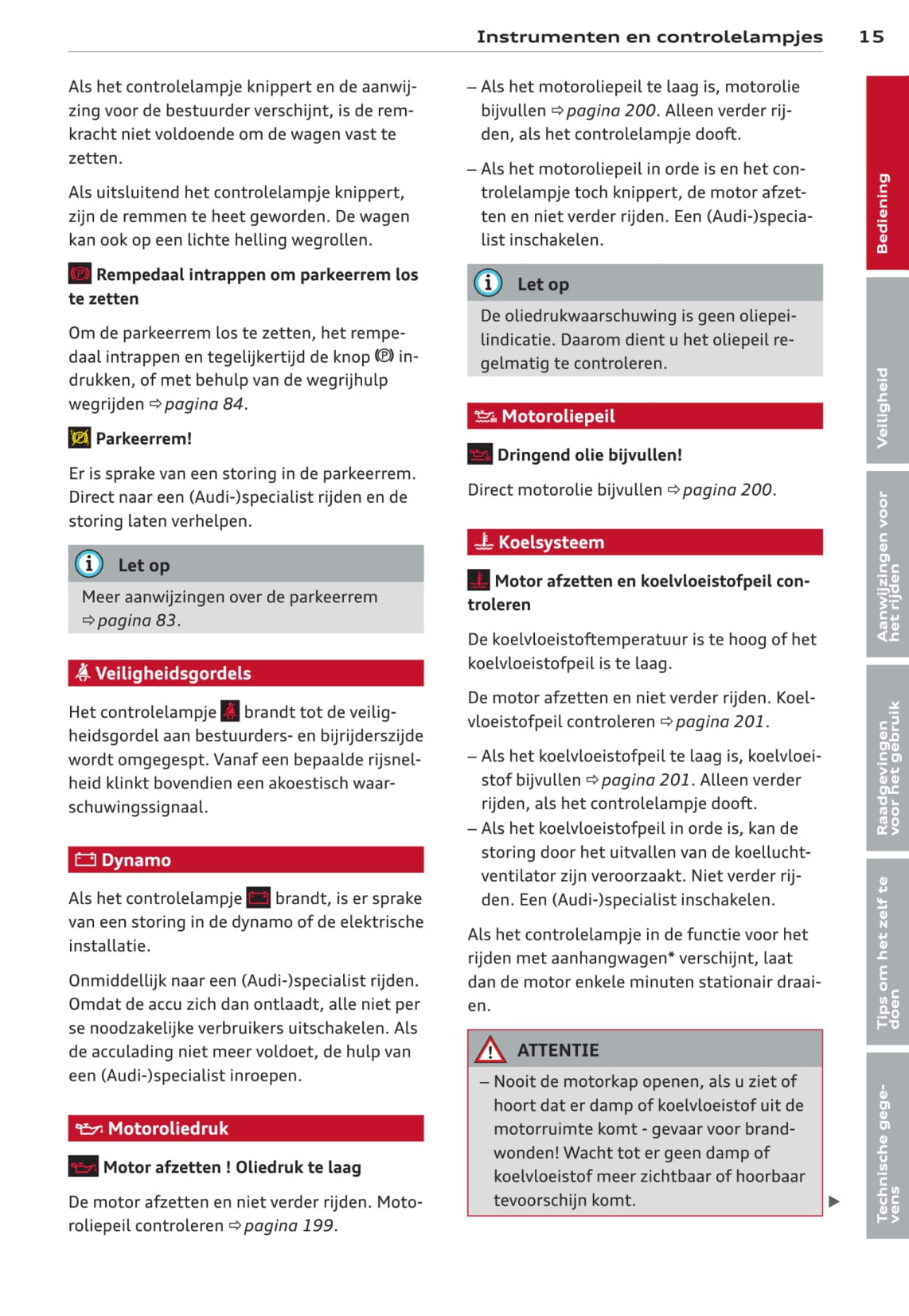 2011-2015 Audi A4/S4 Gebruikershandleiding | Nederlands