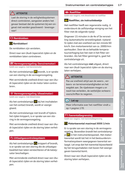 2011-2015 Audi A4/S4 Gebruikershandleiding | Nederlands