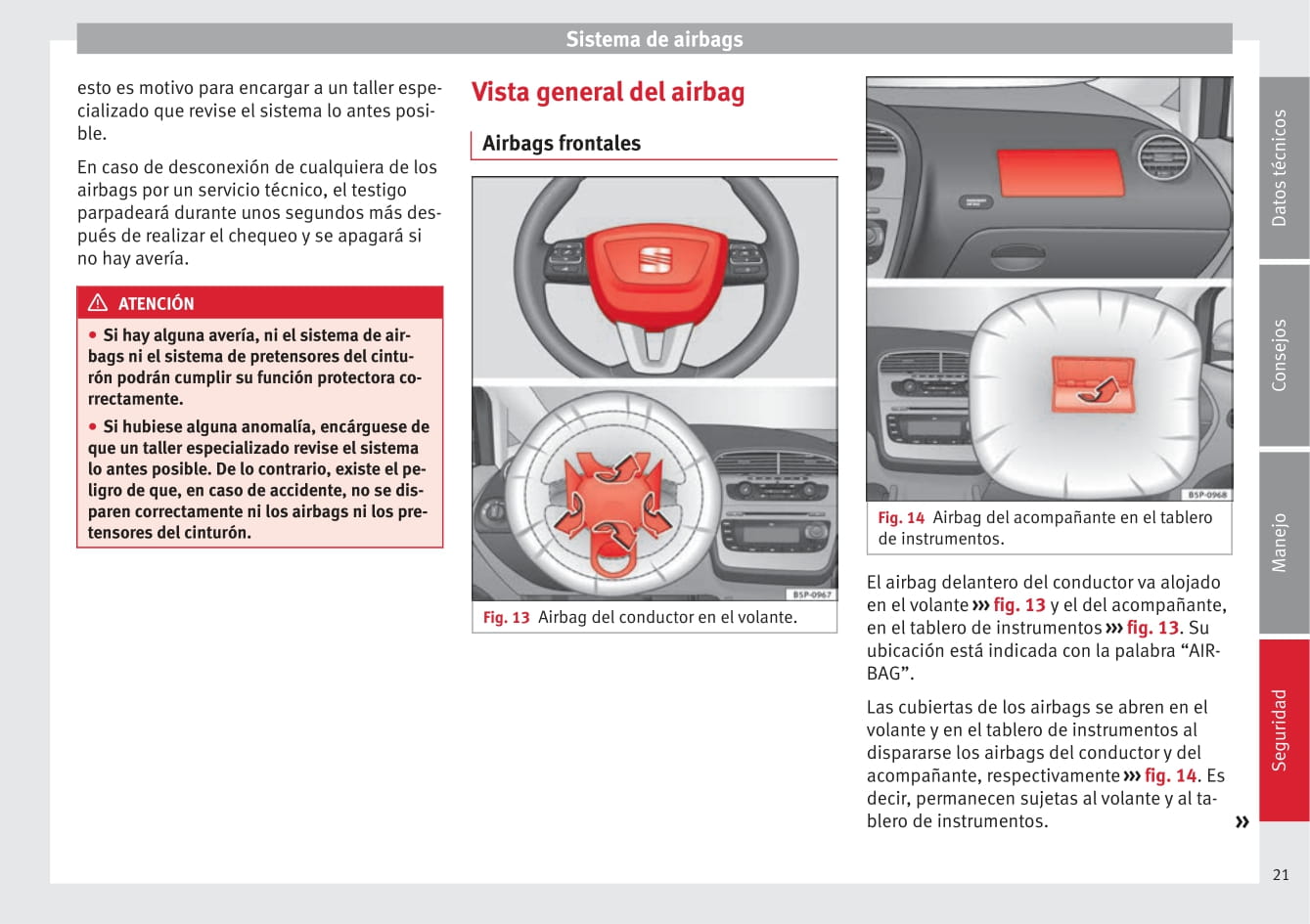 2009-2015 Seat Altea Bedienungsanleitung | Spanisch