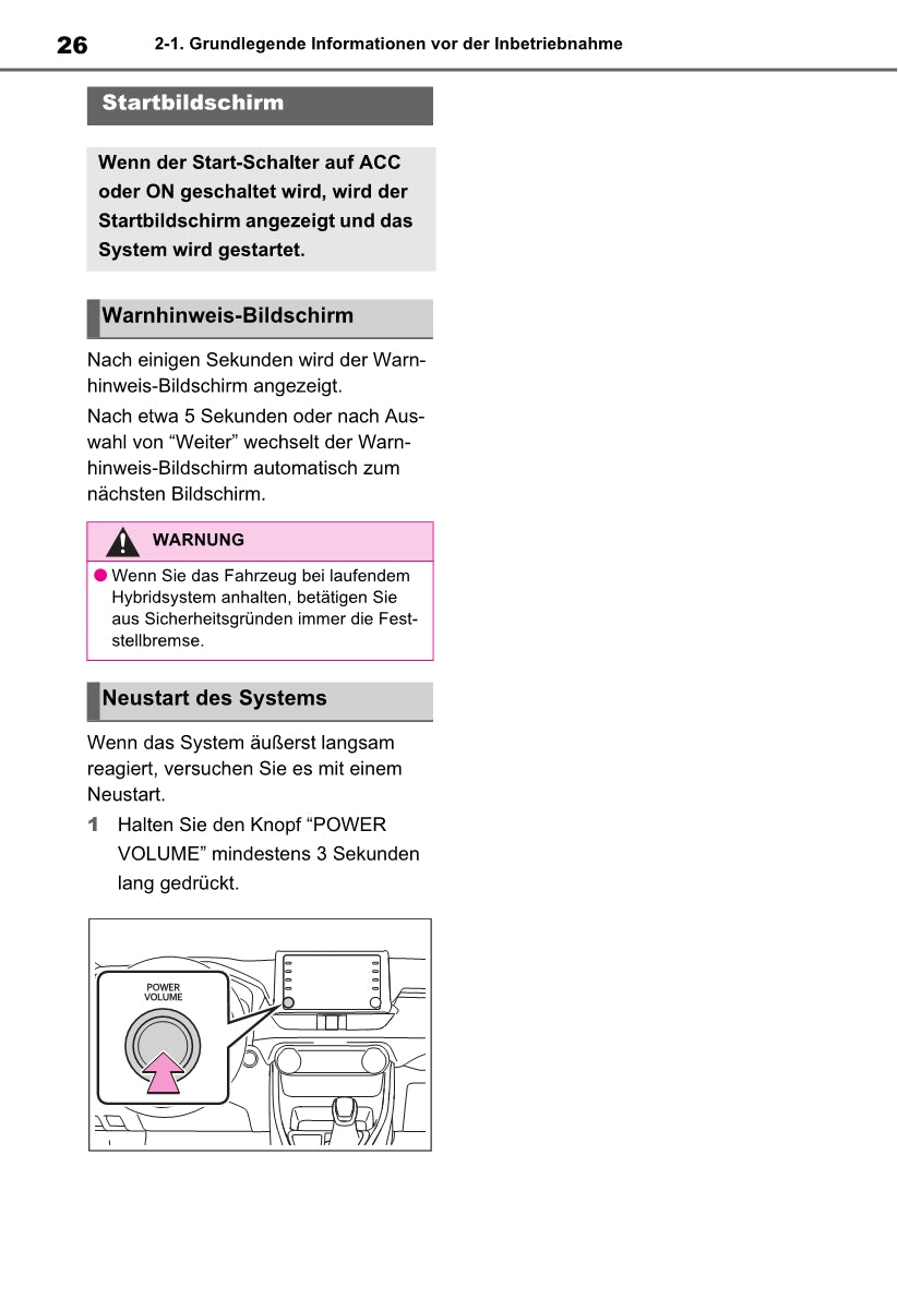 Toyota Rav4 Navigation / Multimediasysteem Bedienungsanleitung 2019 - 2023