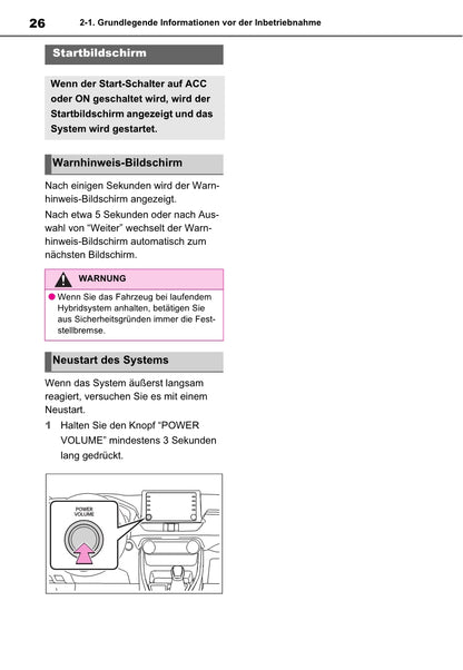 Toyota Rav4 Navigation / Multimediasysteem Bedienungsanleitung 2019 - 2023