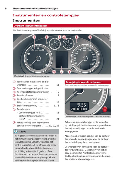 2008-2011 Audi A3 Gebruikershandleiding | Nederlands