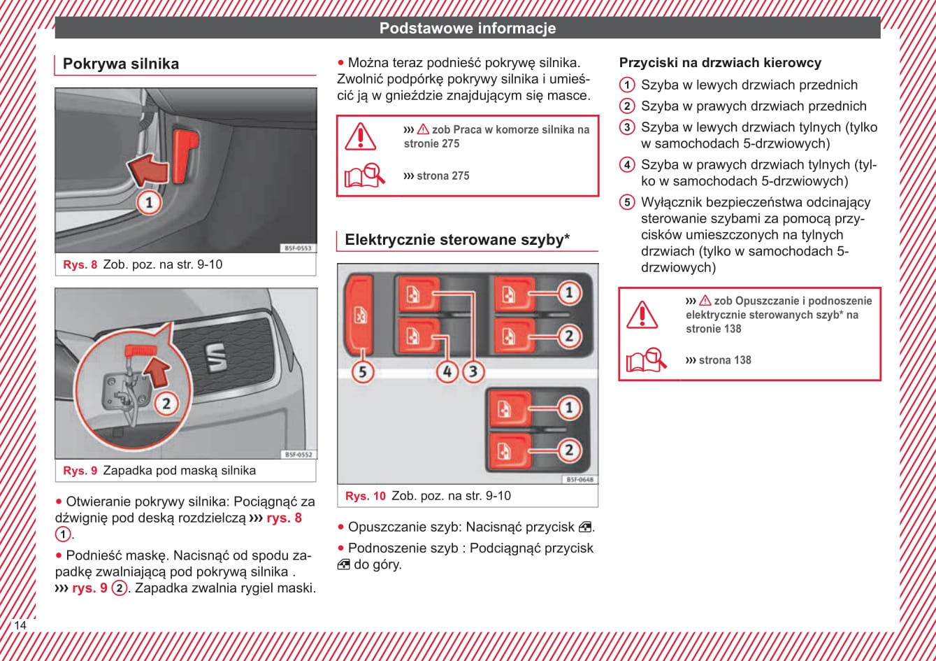 2013-2017 Seat Leon Gebruikershandleiding | Pools