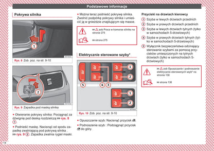 2013-2017 Seat Leon Gebruikershandleiding | Pools