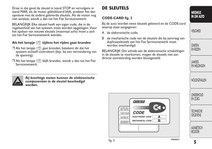 2013-2014 Fiat Ducato Owner's Manual | Dutch