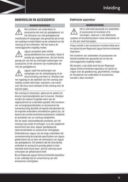 2010-2014 Jaguar XK Bedienungsanleitung | Niederländisch