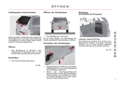 2011-2013 Citroën C4 Picasso/Grand C4 Picasso Gebruikershandleiding | Duits