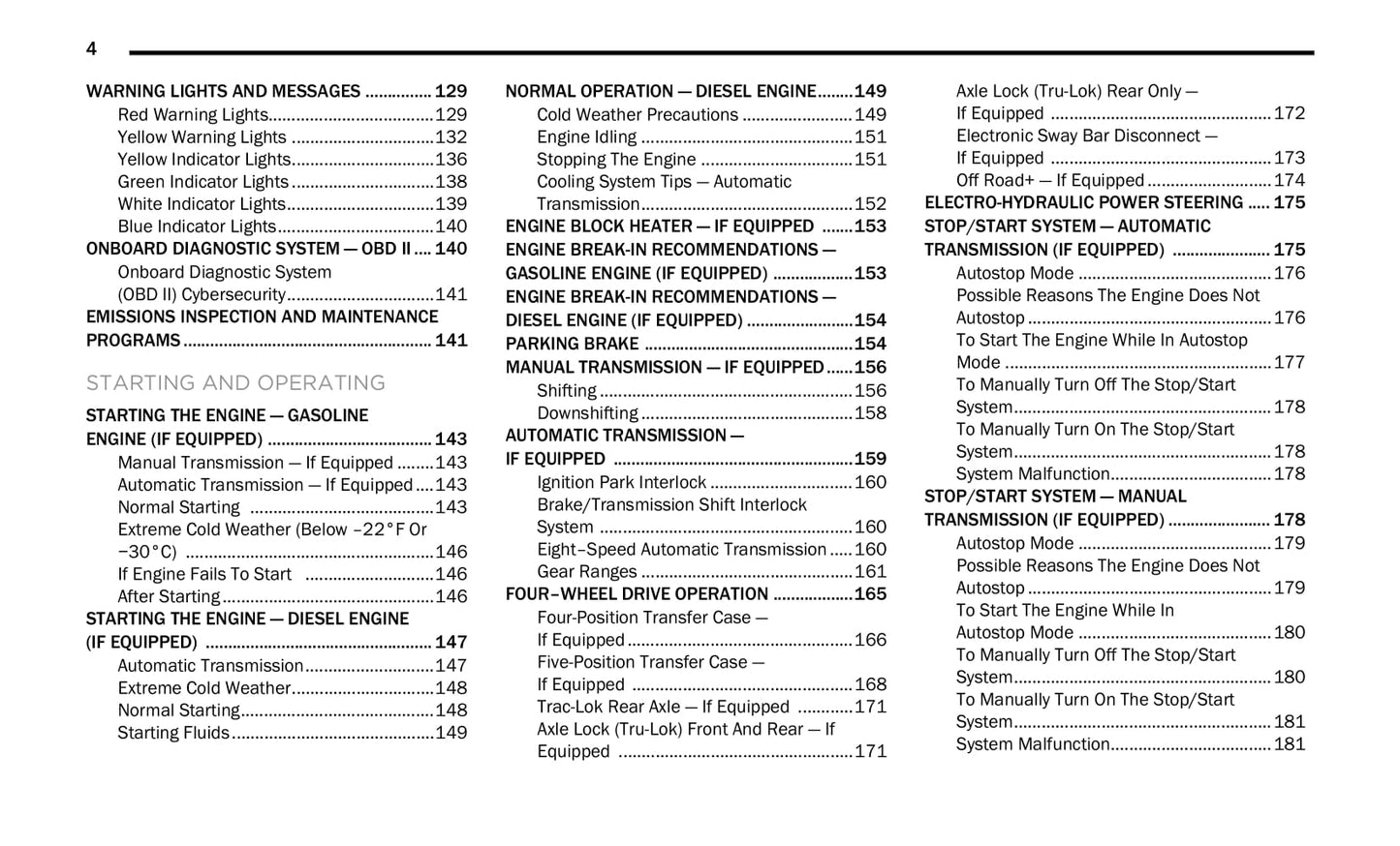 2021 Jeep Gladiator Owner's Manual | English