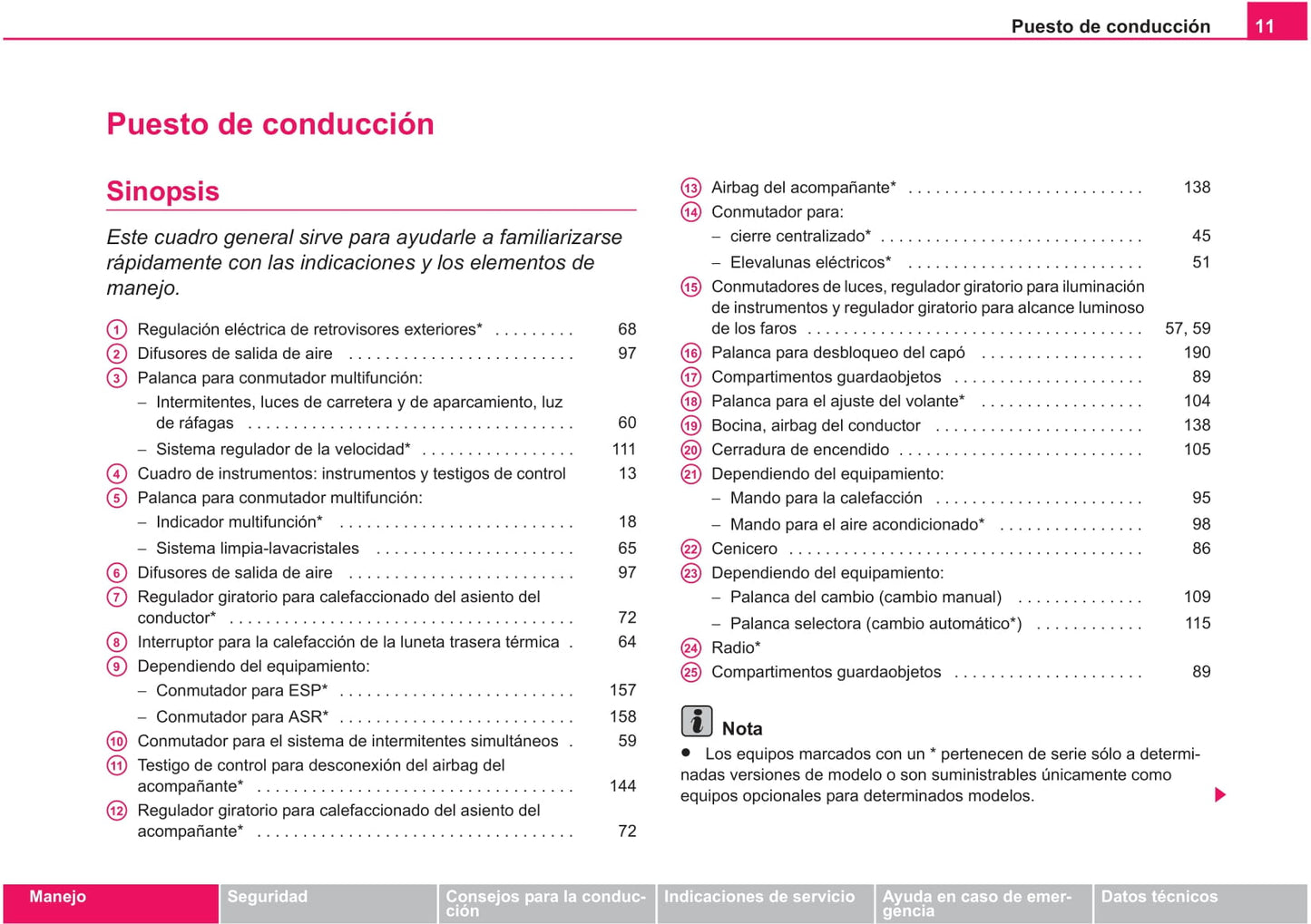 2004-2005 Skoda Fabia Owner's Manual | Spanish