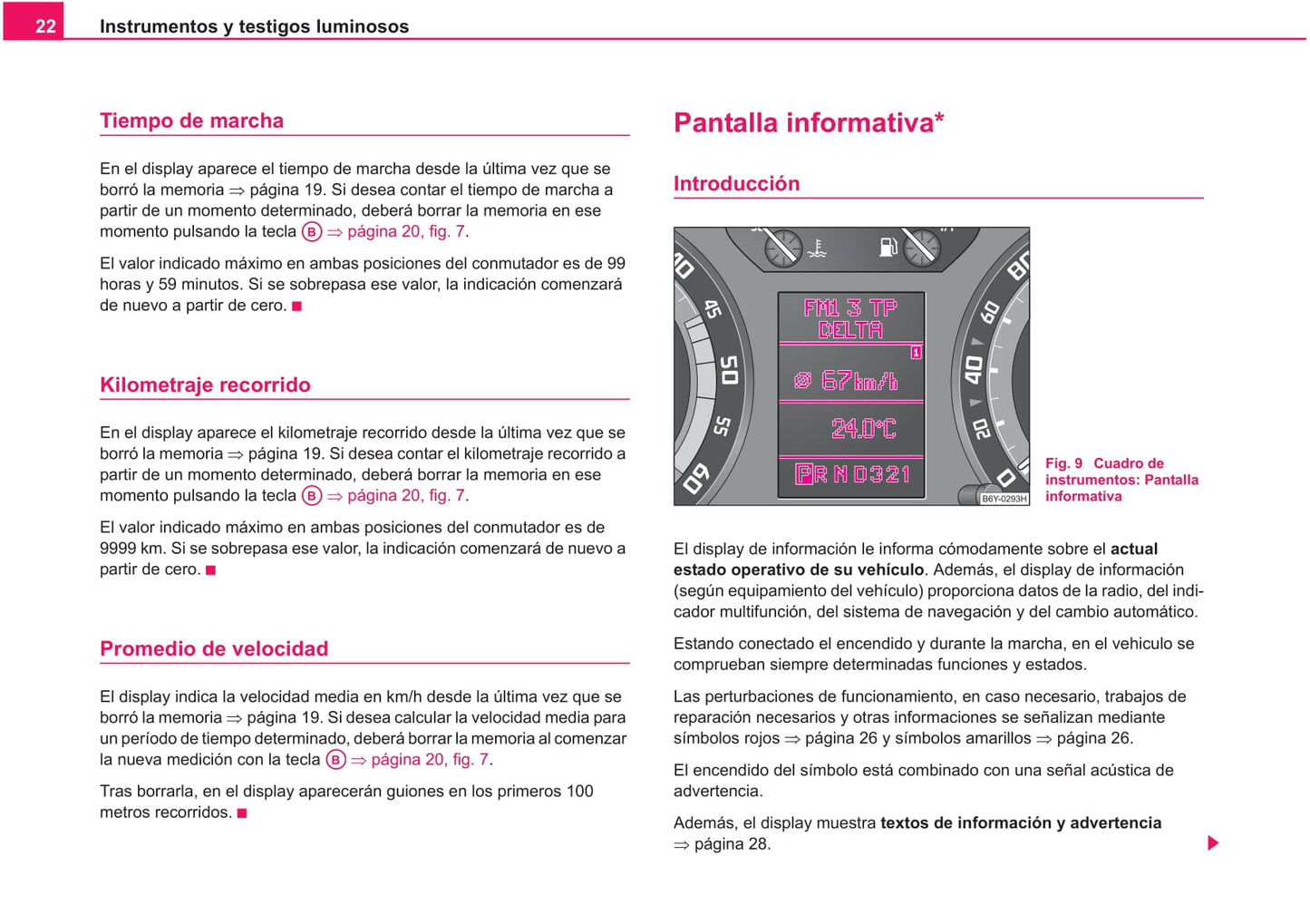 2004-2005 Skoda Fabia Owner's Manual | Spanish