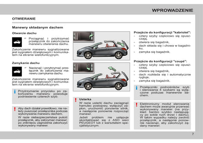 2013-2014 Peugeot 308 CC Manuel du propriétaire | Polonais