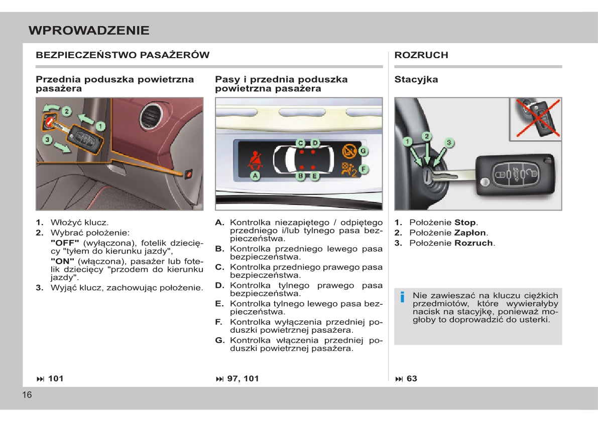 2013-2014 Peugeot 308 CC Manuel du propriétaire | Polonais