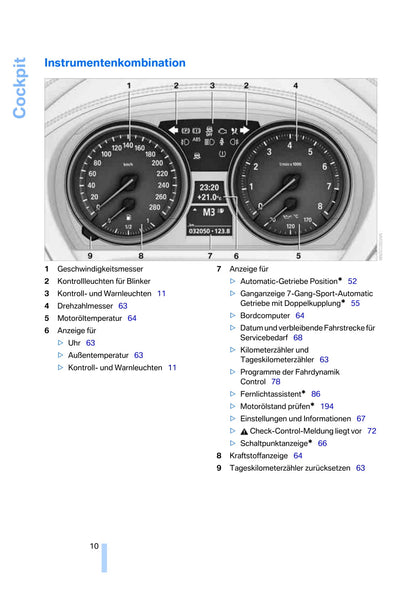 2009 BMW Z4 Owner's Manual | German