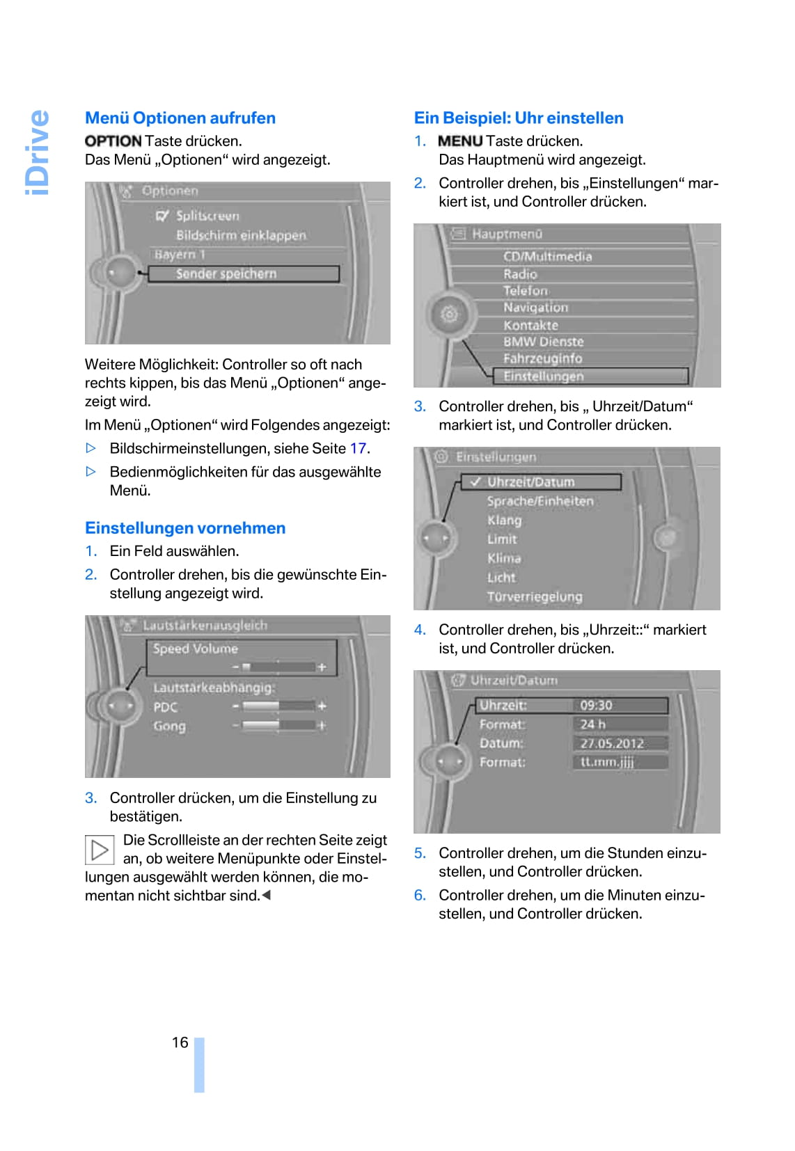 2009 BMW Z4 Owner's Manual | German