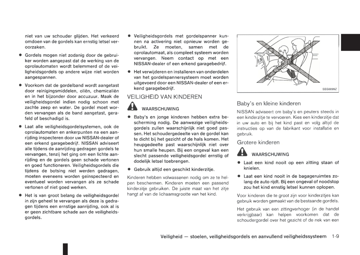 2011-2012 Nissan NV200/NV200 Evalia Gebruikershandleiding | Nederlands