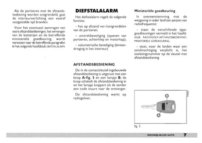 2000-2001 Fiat Punto Bedienungsanleitung | Niederländisch