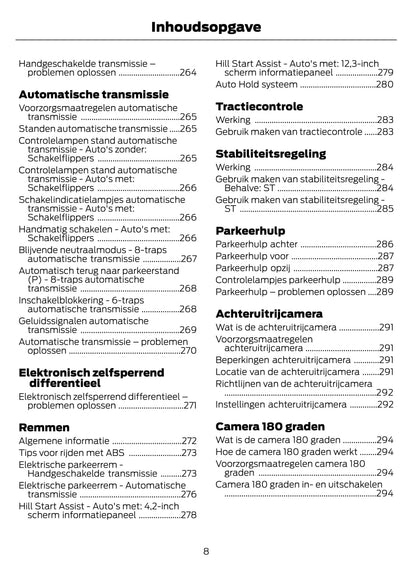 2020-2021 Ford Focus Gebruikershandleiding | Nederlands