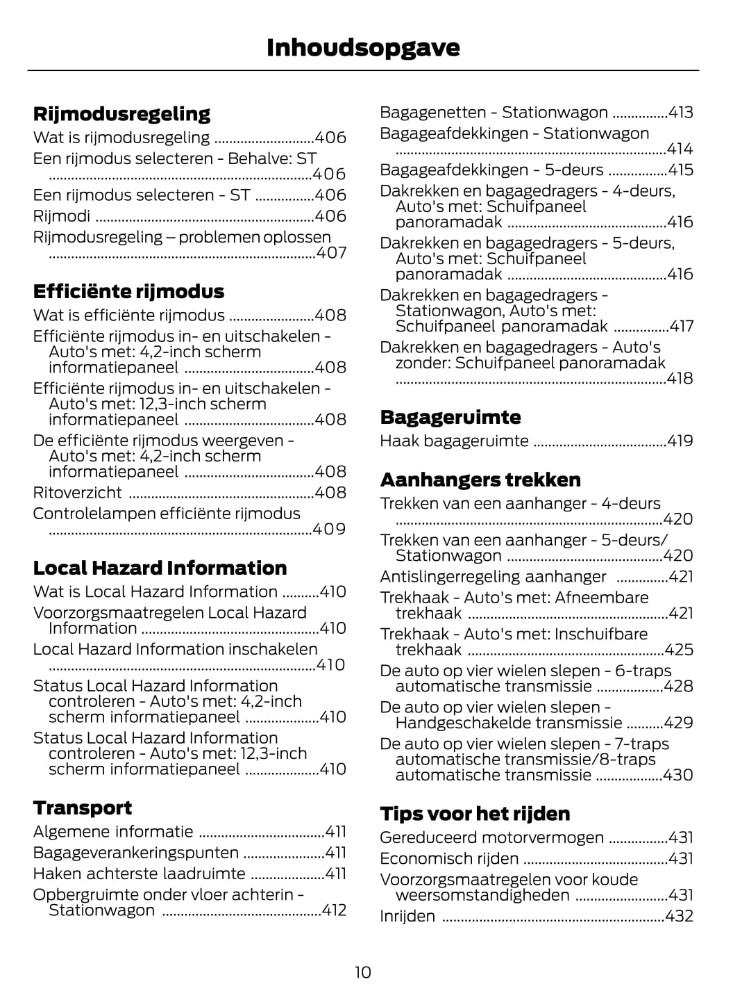 2020-2021 Ford Focus Gebruikershandleiding | Nederlands