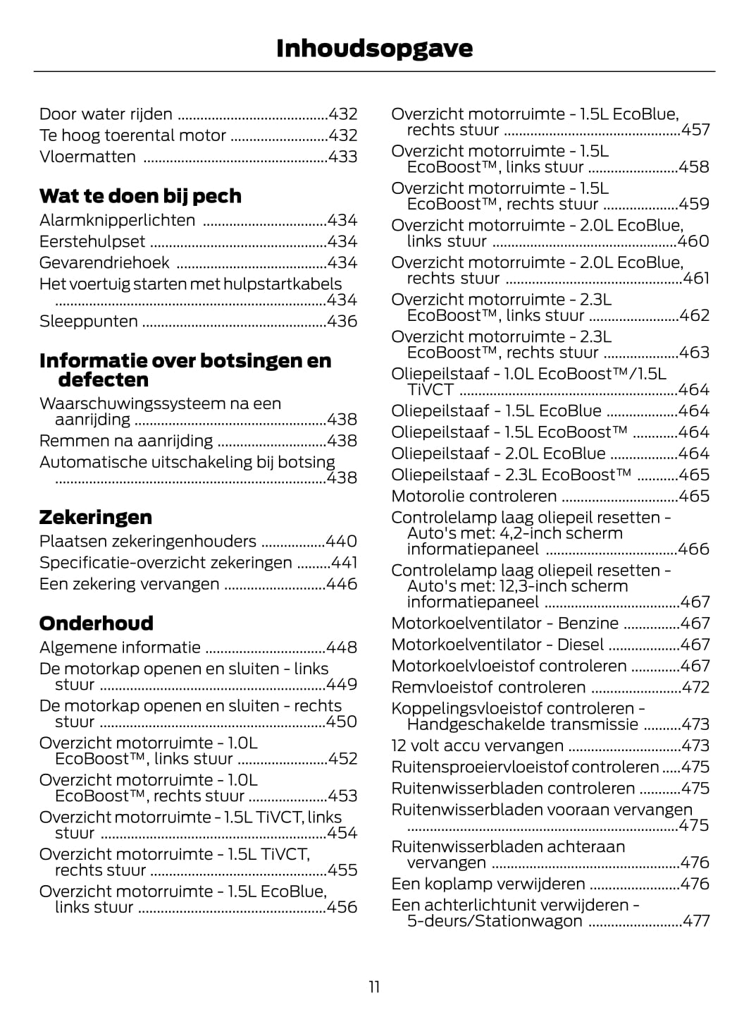 2020-2021 Ford Focus Gebruikershandleiding | Nederlands