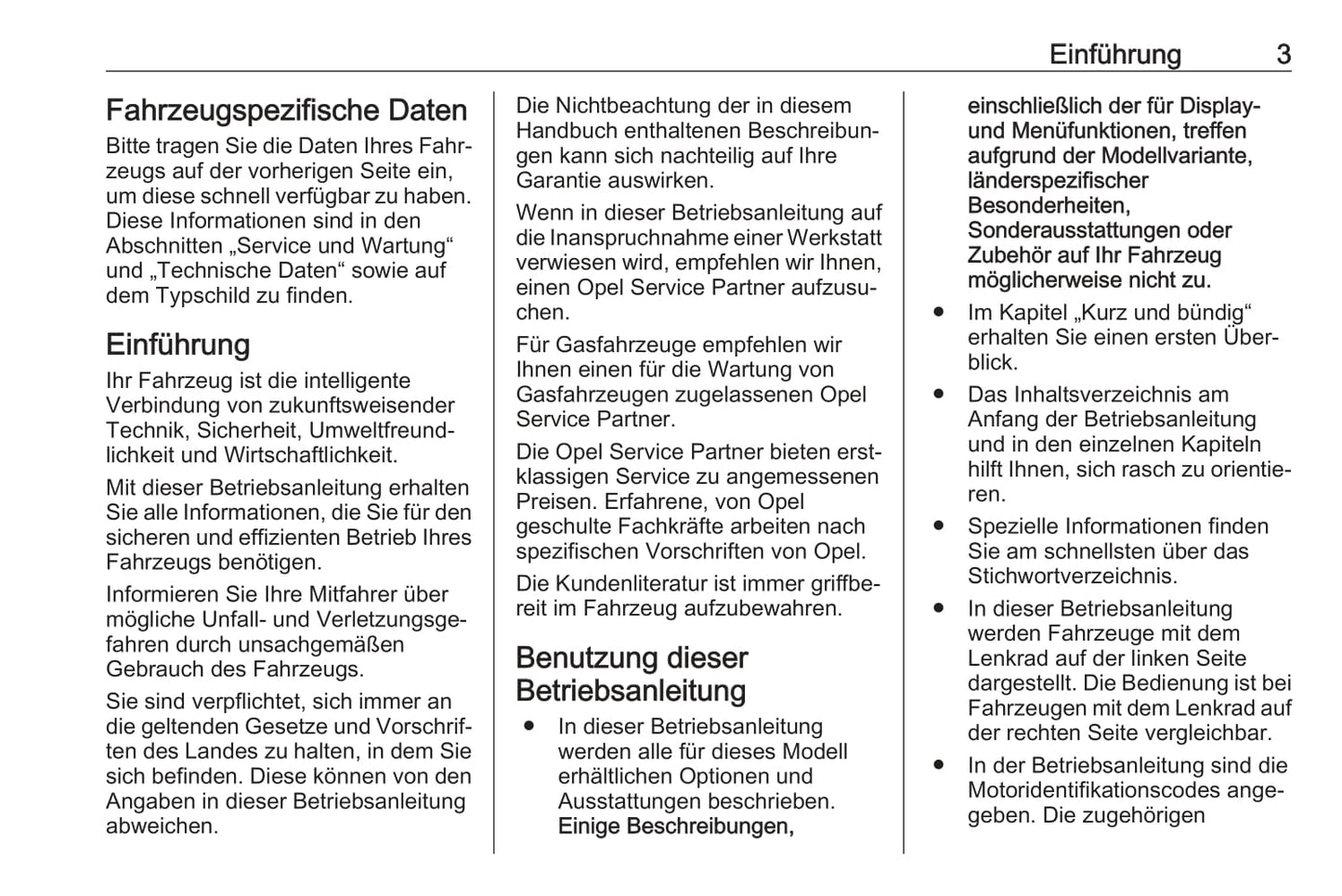 2017-2018 Opel Astra Owner's Manual | German