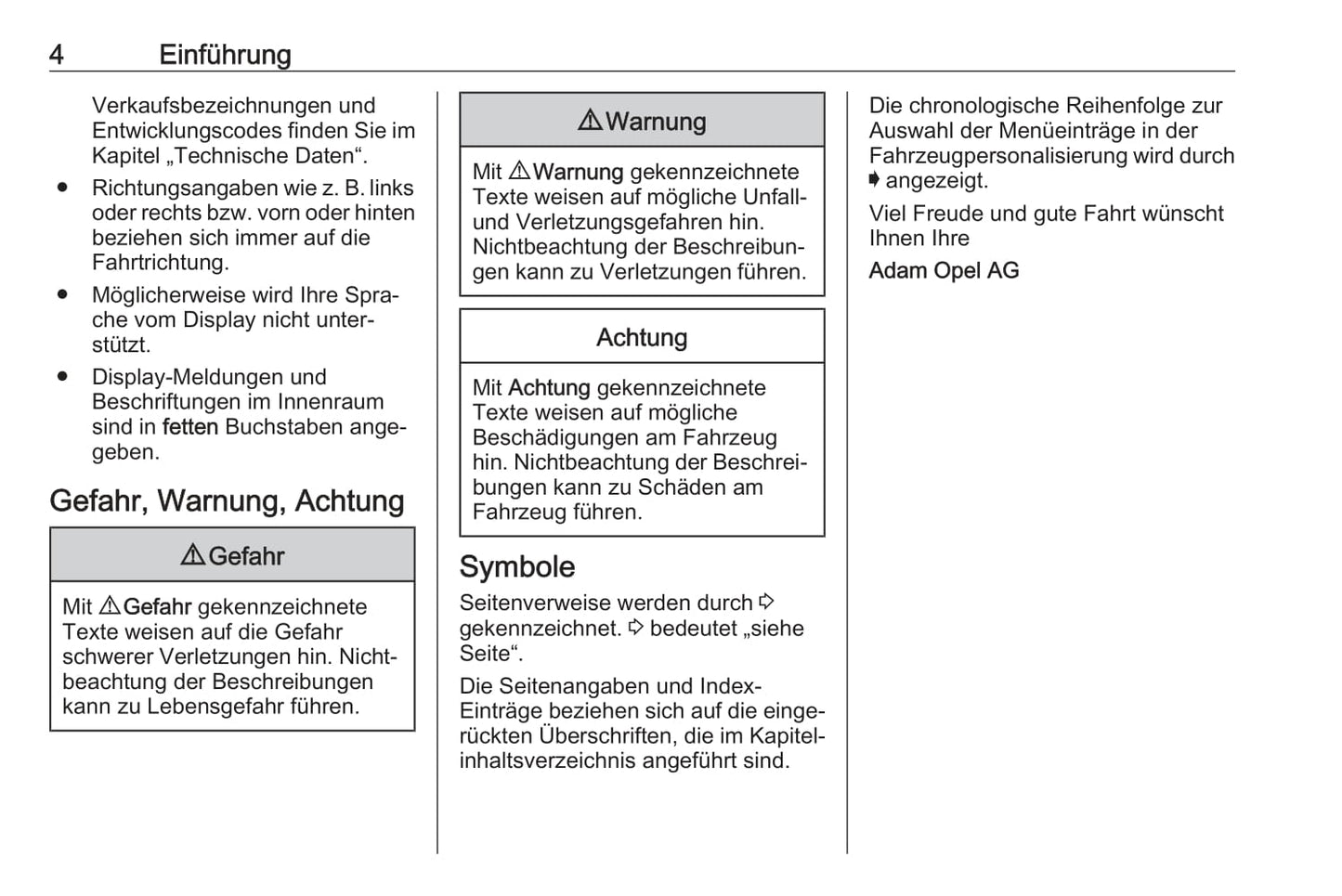 2017-2018 Opel Astra Owner's Manual | German