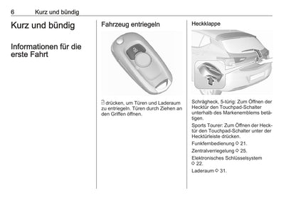 2017-2018 Opel Astra Owner's Manual | German