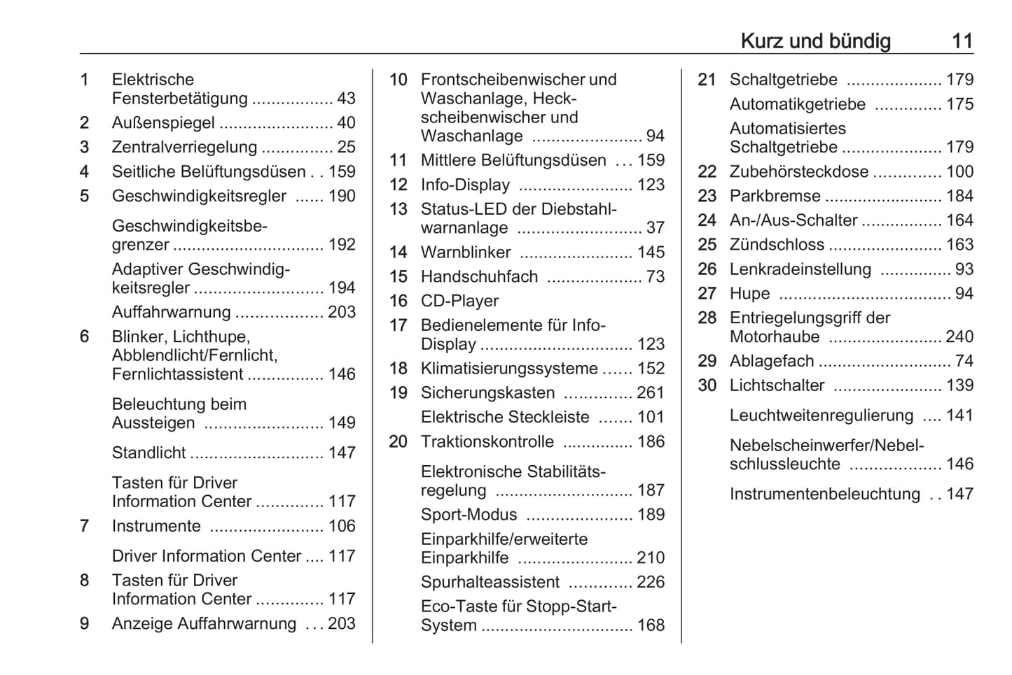 2017-2018 Opel Astra Owner's Manual | German