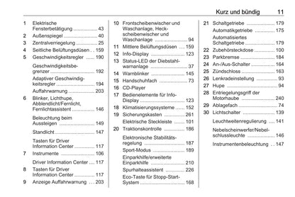 2017-2018 Opel Astra Owner's Manual | German