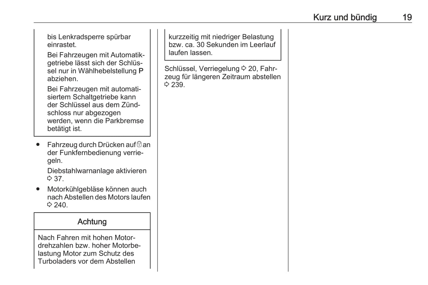 2017-2018 Opel Astra Owner's Manual | German