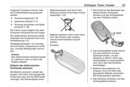 2017-2018 Opel Astra Owner's Manual | German