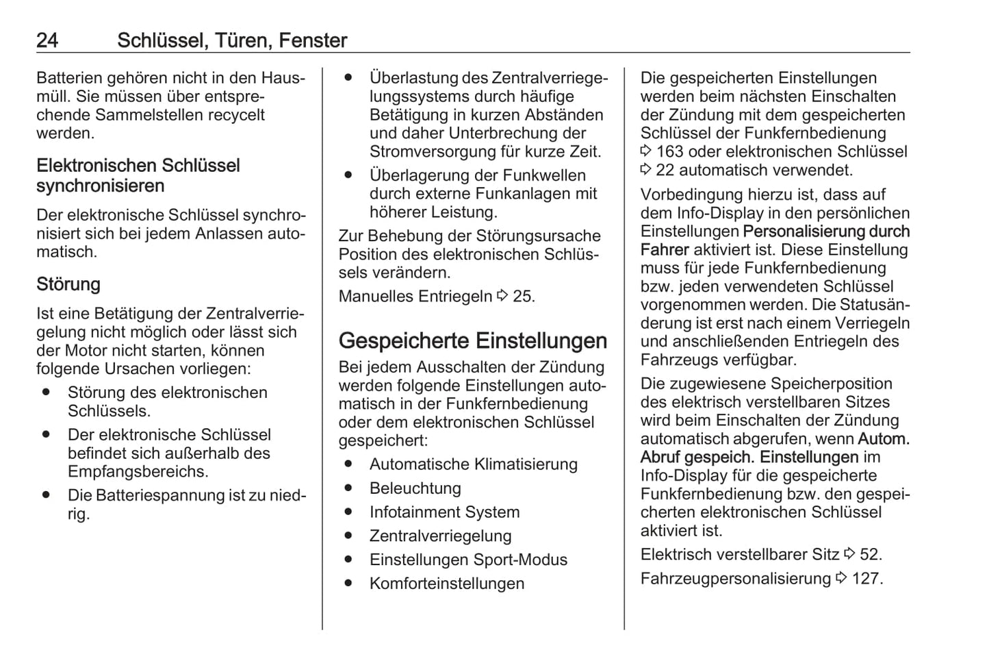 2017-2018 Opel Astra Owner's Manual | German