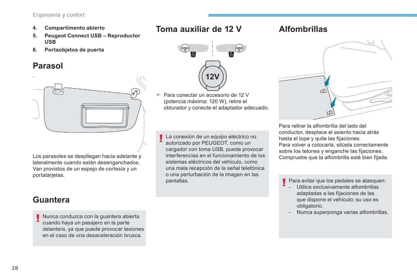 2017-2020 Peugeot Ion Manuel du propriétaire | Espagnol