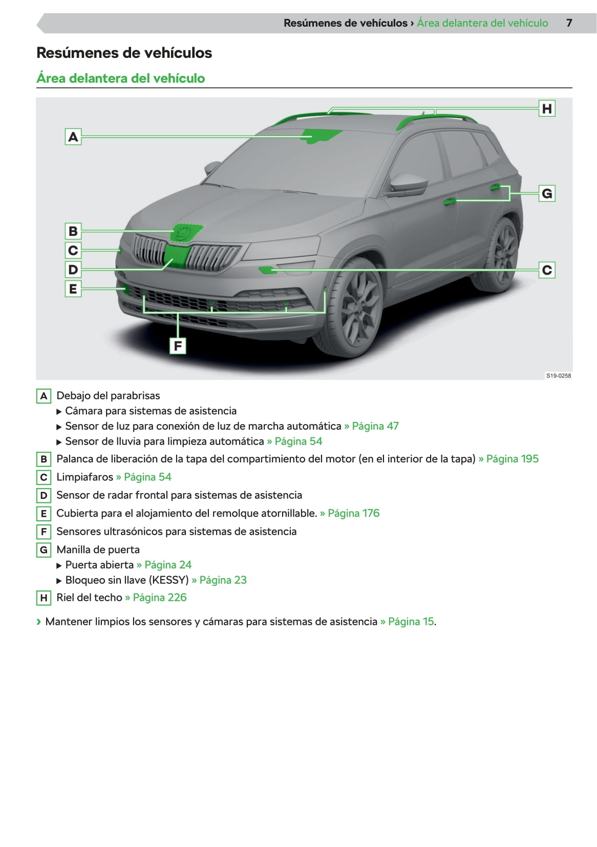 2019-2020 Skoda Karoq Owner's Manual | Spanish