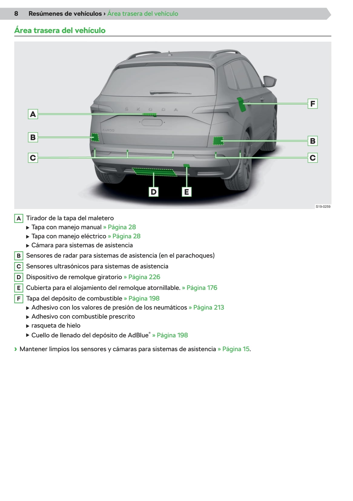 2019-2020 Skoda Karoq Owner's Manual | Spanish