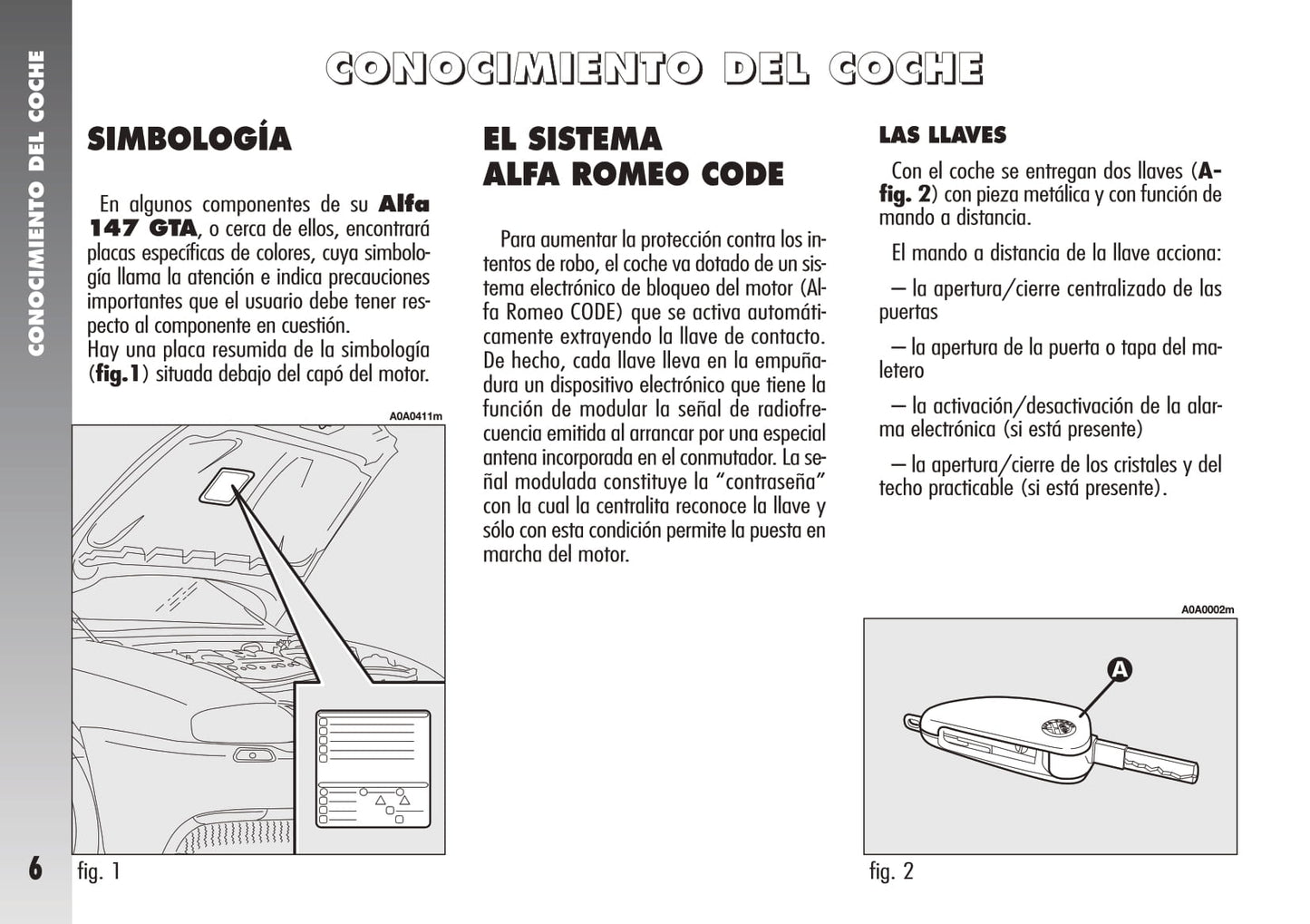 2007-2010 Alfa Romeo 147 Manuel du propriétaire | Espagnol