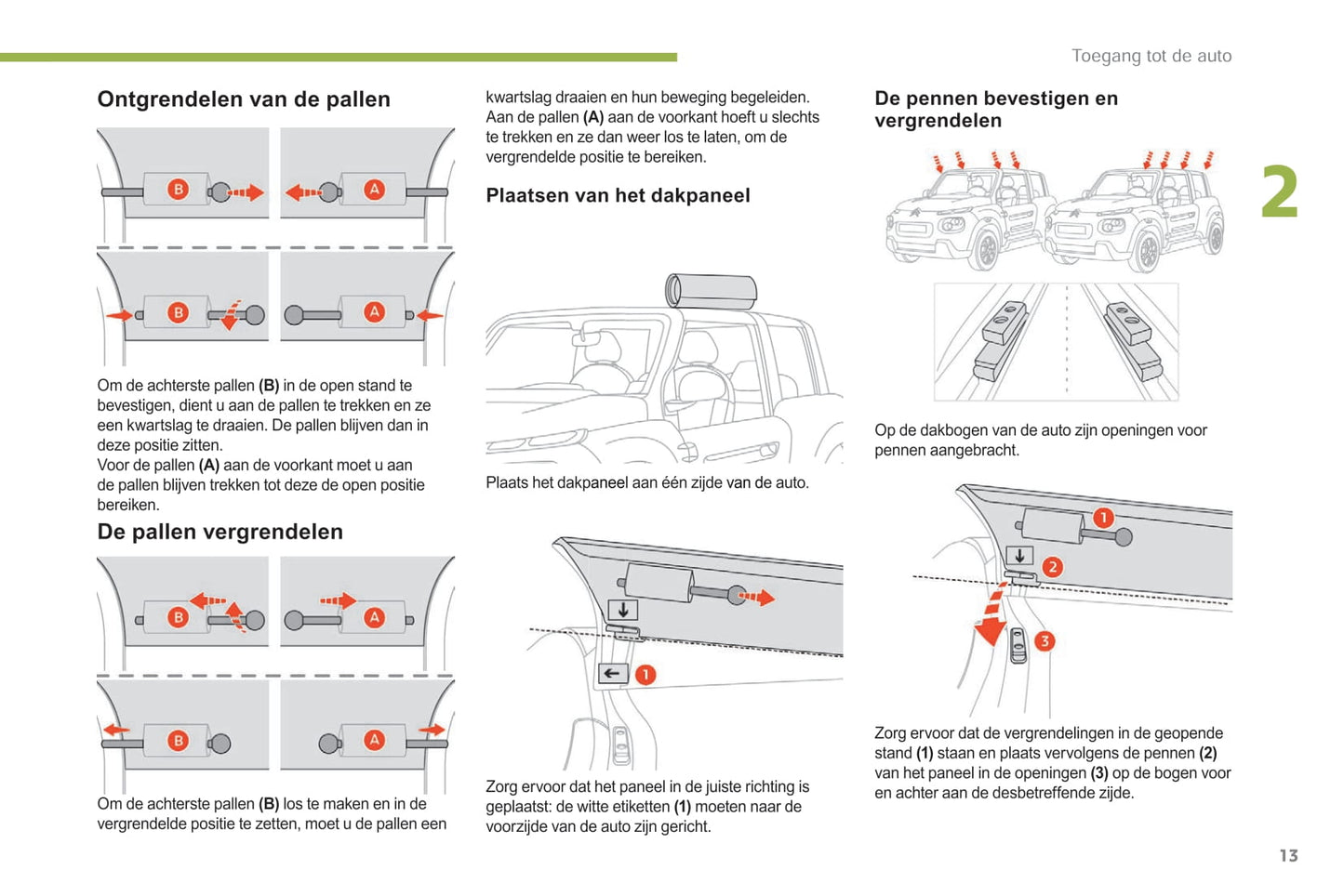 2017-2019 Citroën e-Mehari Bedienungsanleitung | Niederländisch