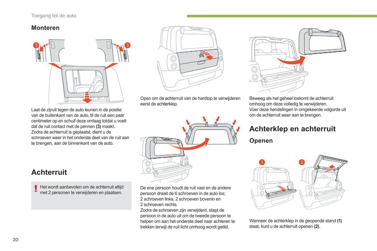 2017-2019 Citroën e-Mehari Bedienungsanleitung | Niederländisch