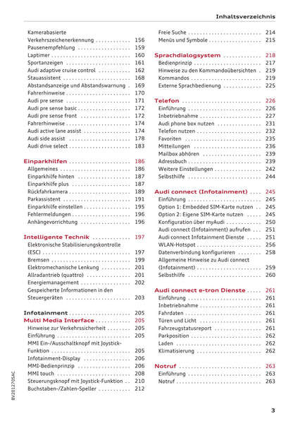 2016-2017 Audi A3 Gebruikershandleiding | Duits