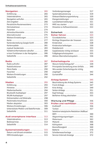 2016-2017 Audi A3 Gebruikershandleiding | Duits