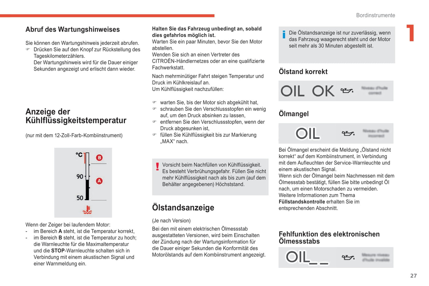 2018-2021 Citroën C4 SpaceTourer/Grand C4 SpaceTourer Owner's Manual | German