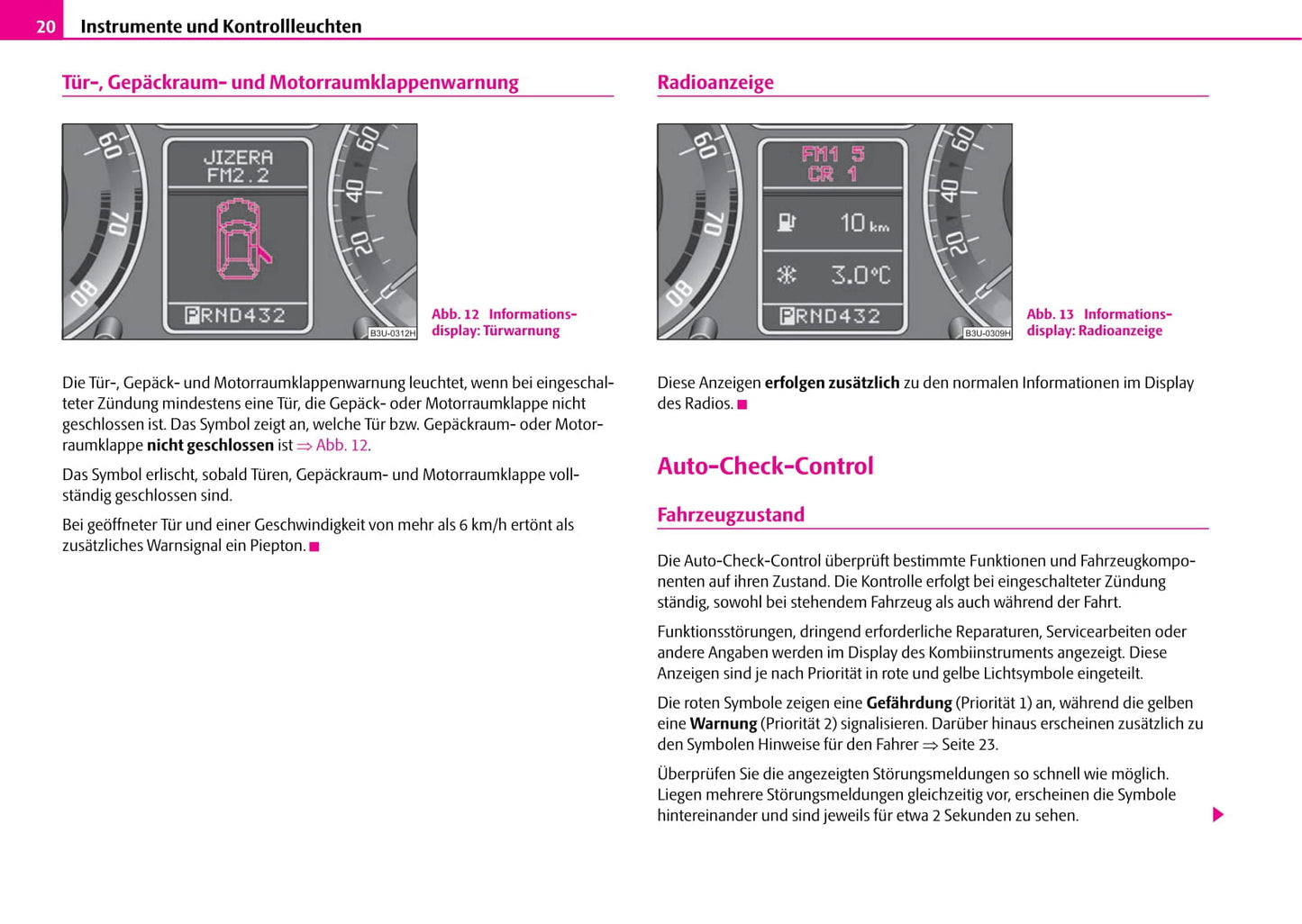 2007-2008 Skoda Superb Owner's Manual | German