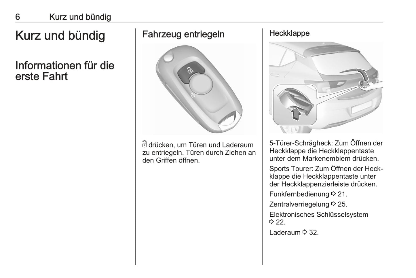 2020-2021 Opel Astra Bedienungsanleitung | Deutsch