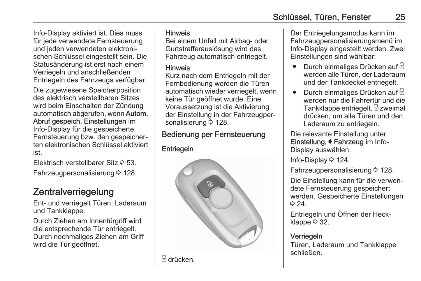 2020-2021 Opel Astra Bedienungsanleitung | Deutsch