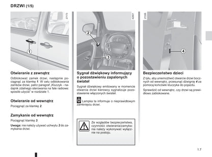 2013-2020 Renault Kangoo Manuel du propriétaire | Polonais