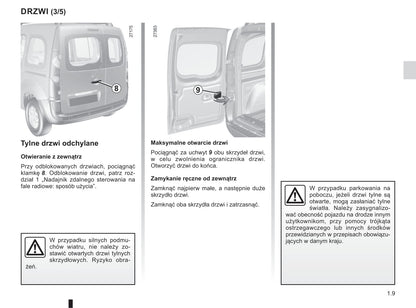 2013-2020 Renault Kangoo Manuel du propriétaire | Polonais