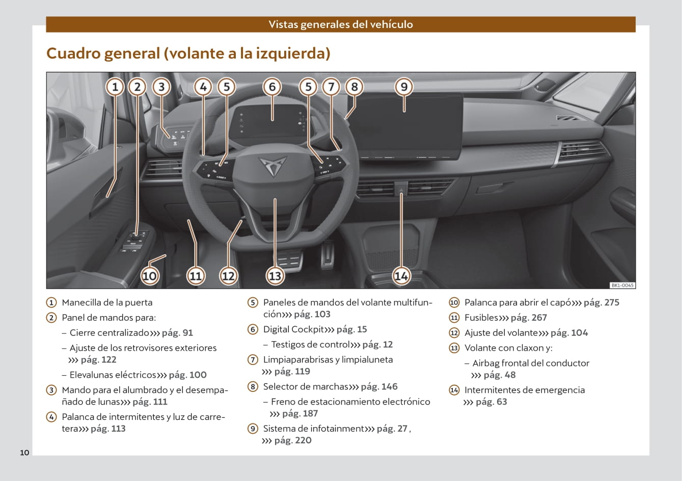 2022 Cupra Born Gebruikershandleiding | Spaans