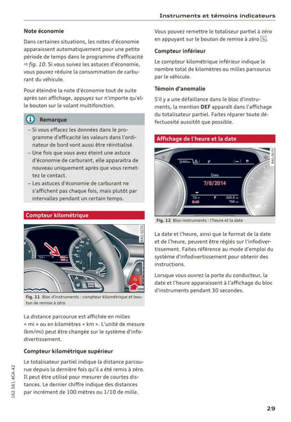 2014-2016 Audi A7/S7 Gebruikershandleiding | Frans