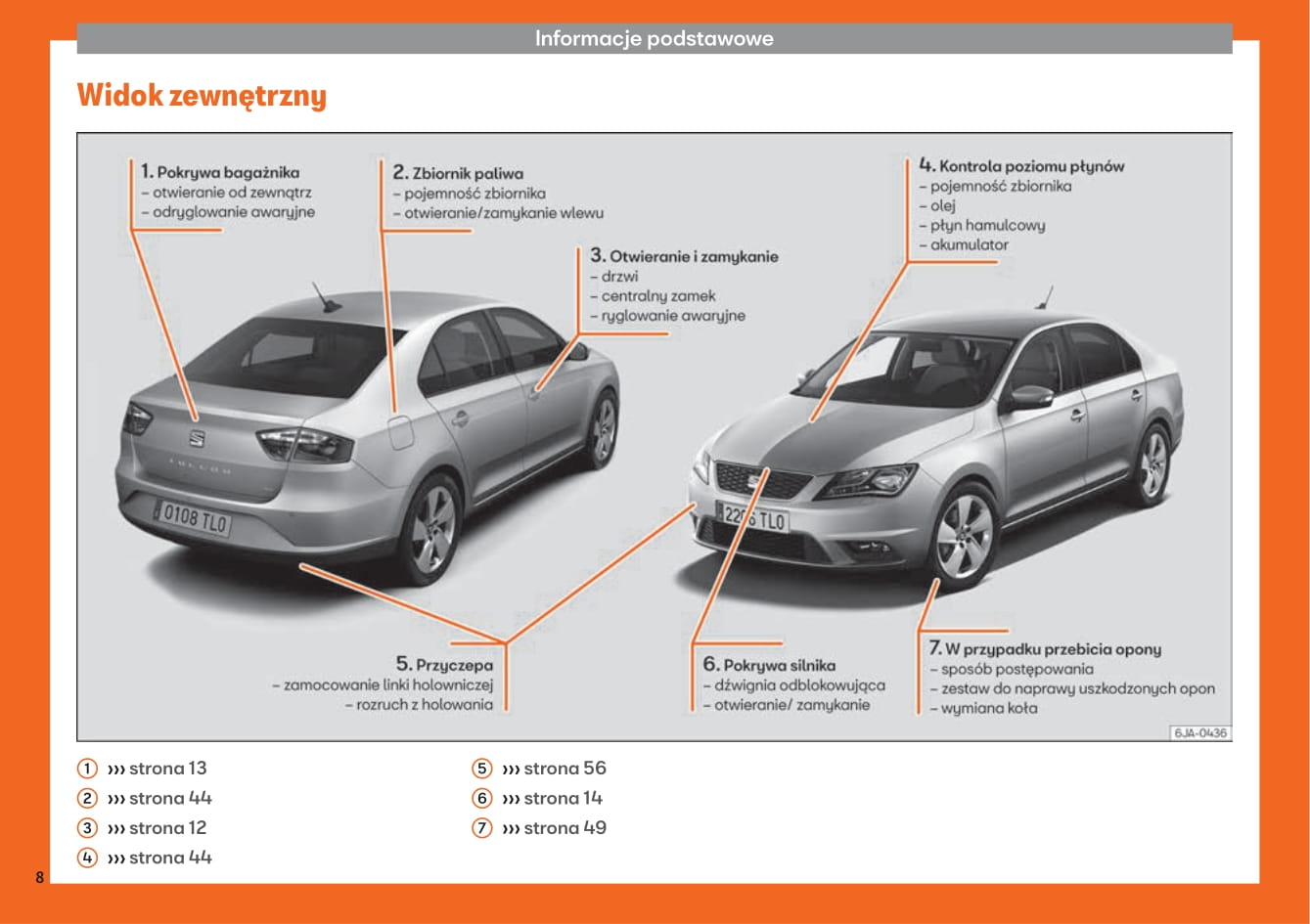 2013-2018 Seat Toledo Manuel du propriétaire | Polonais