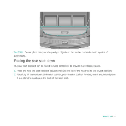 2021 Aiways U5 Owner's Manual | English