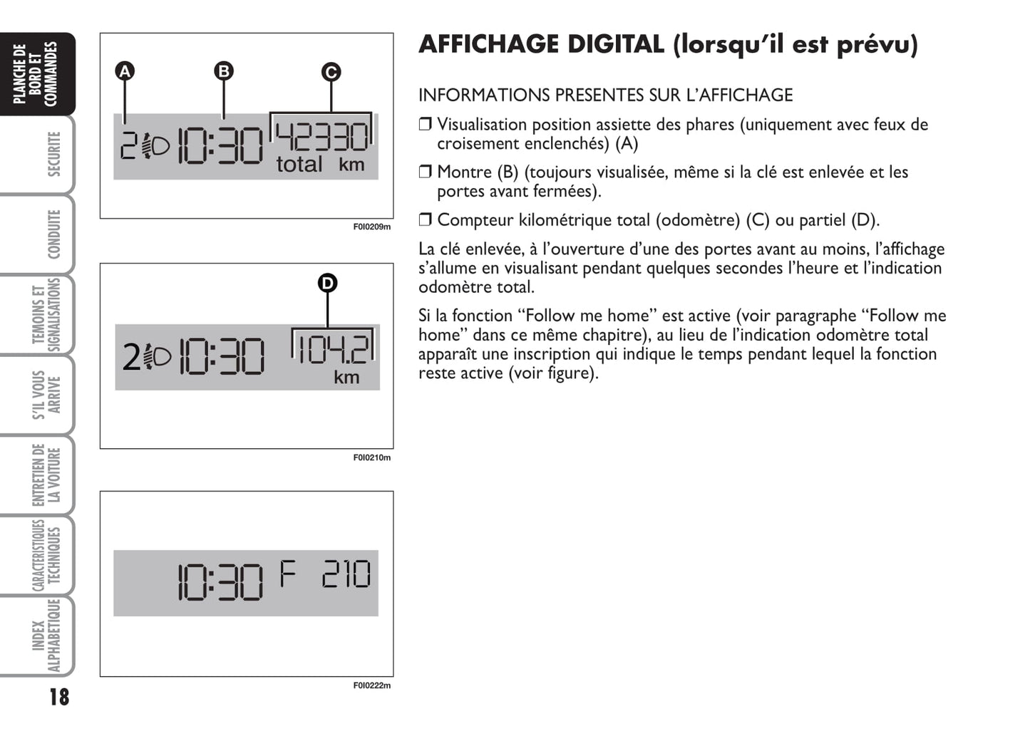 2009-2010 Fiat Punto Owner's Manual | French